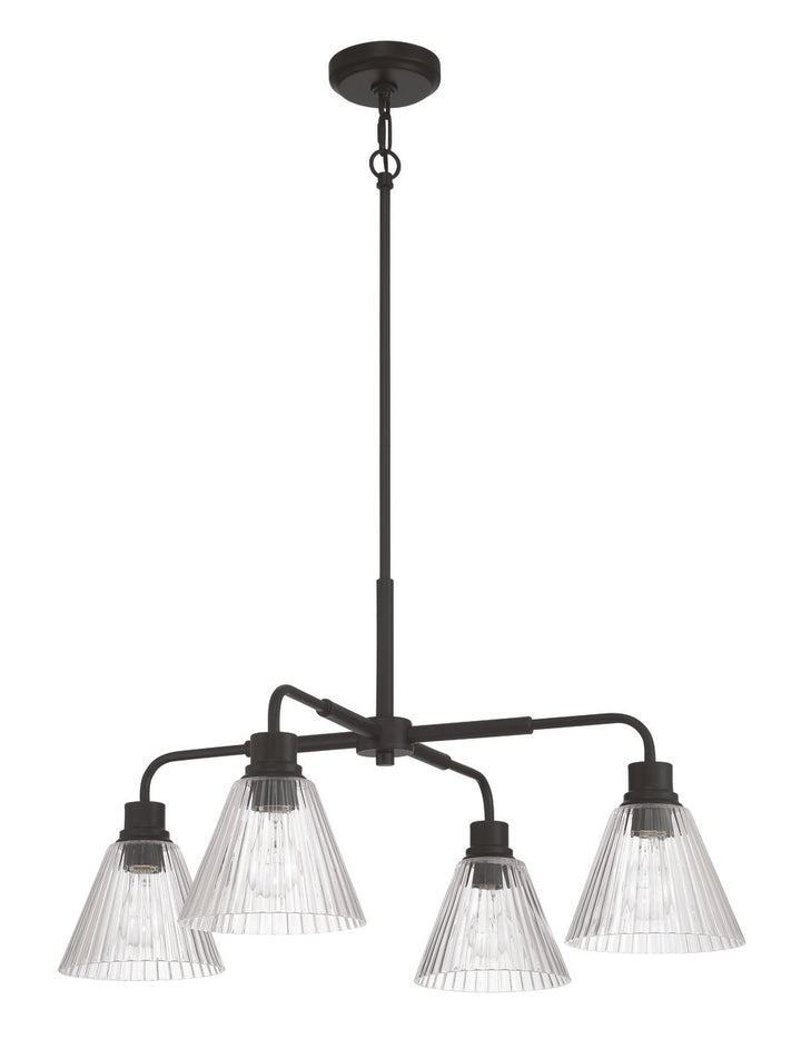 Pleated Chandelier by Craftmade - view 6