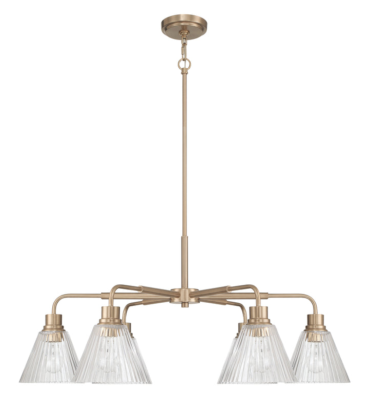 Pleated Chandelier by Craftmade - view 11