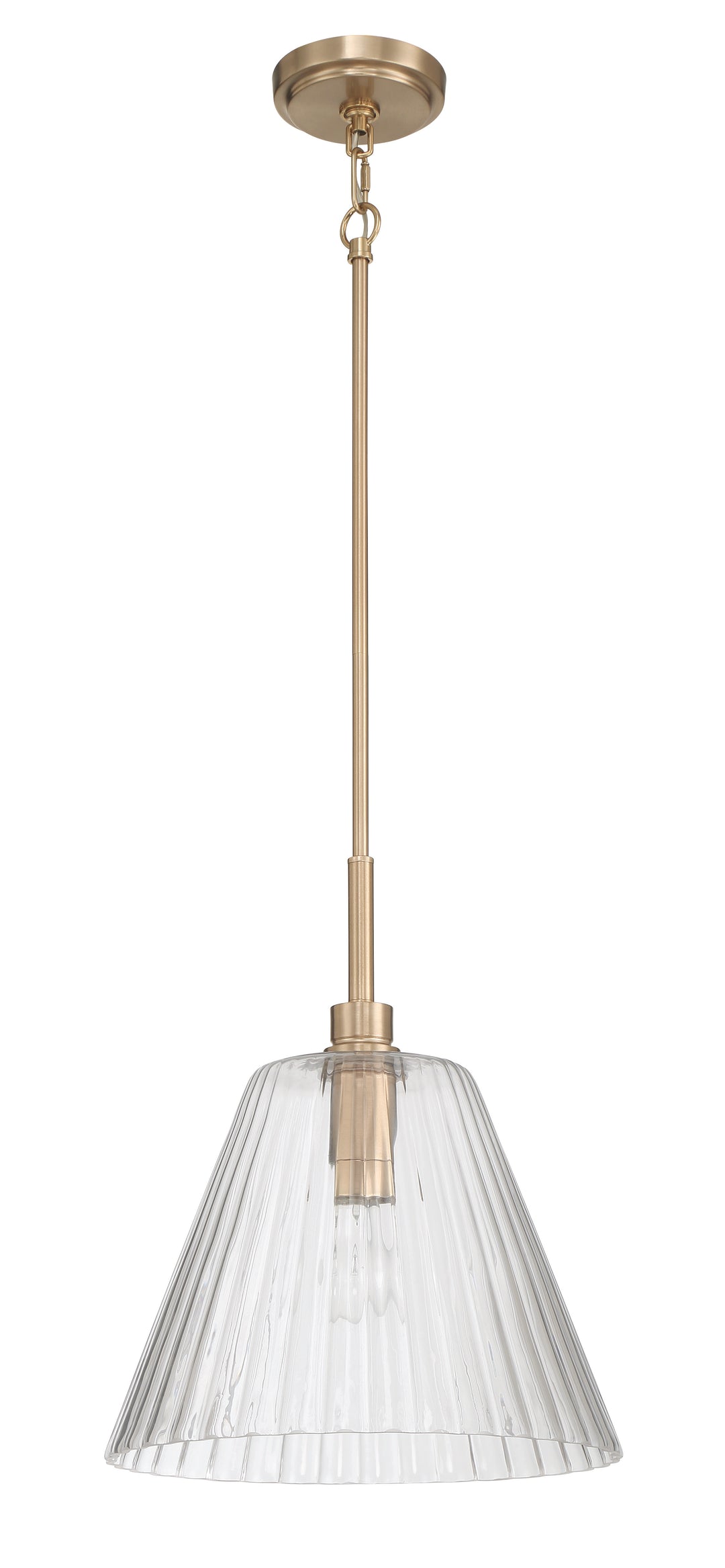 Pleated Pendant in Premium Bronze by Craftmade