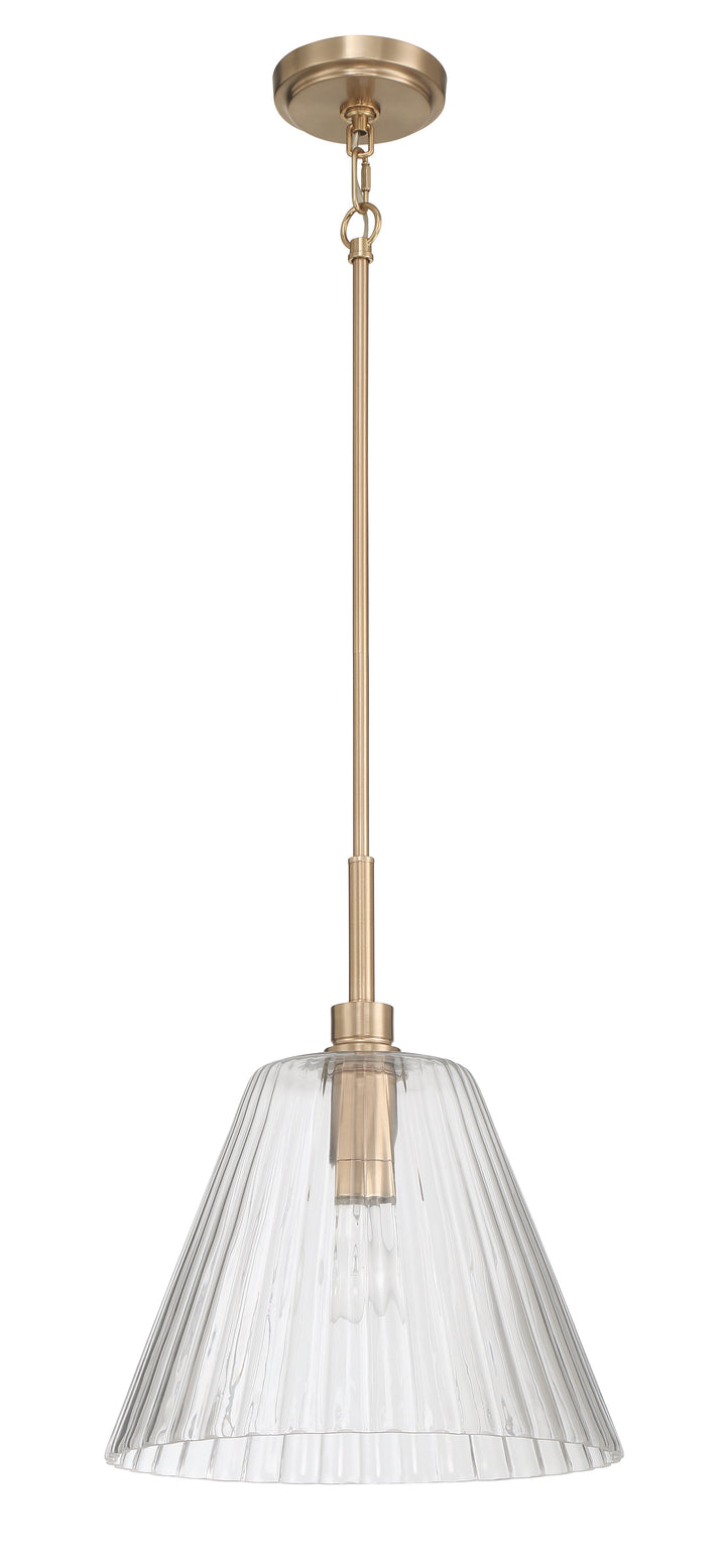 Pleated Pendant in Premium Bronze by Craftmade