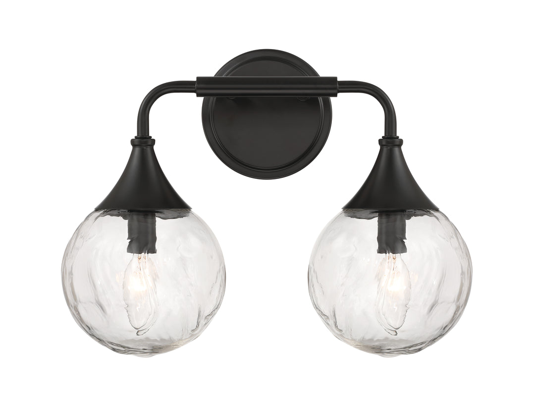 Reflection Vanity Light in Flat Black by Craftmade