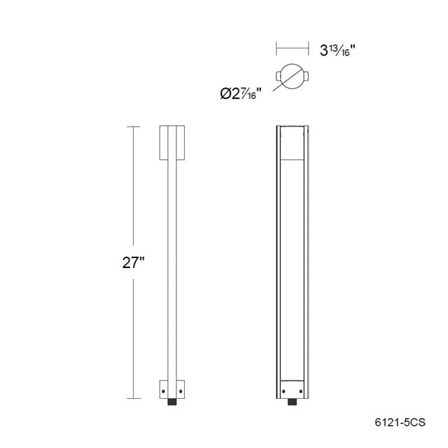 Brough Path Light 5-CCT by WAC Lighting - view 9