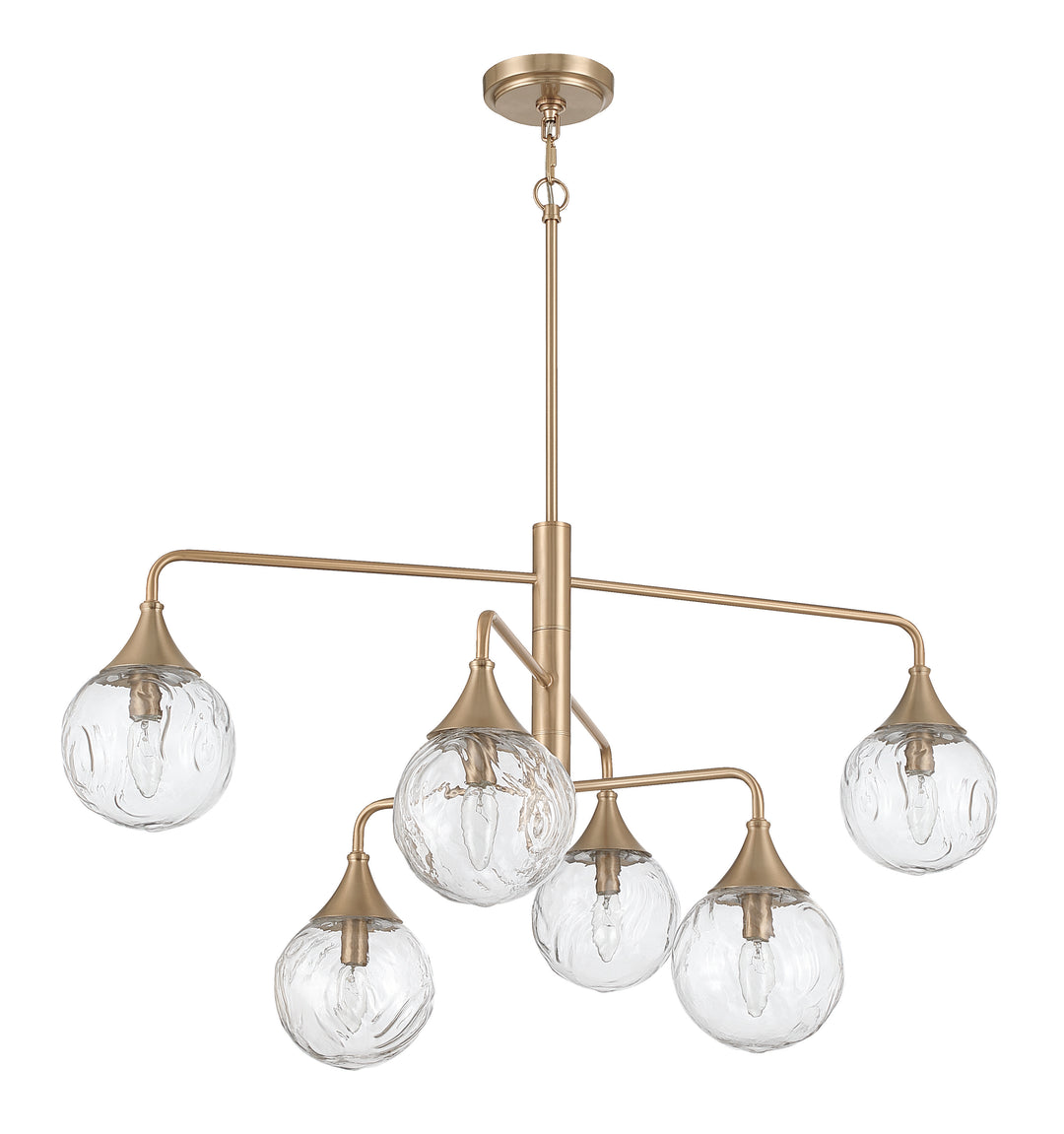 Reflection 6-Light Chandelier in Premium Bronze by Craftmade