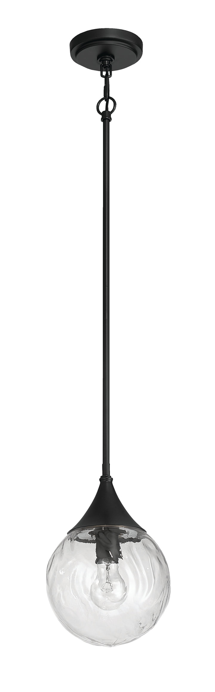Reflection Pendant in Flat Black by Craftmade