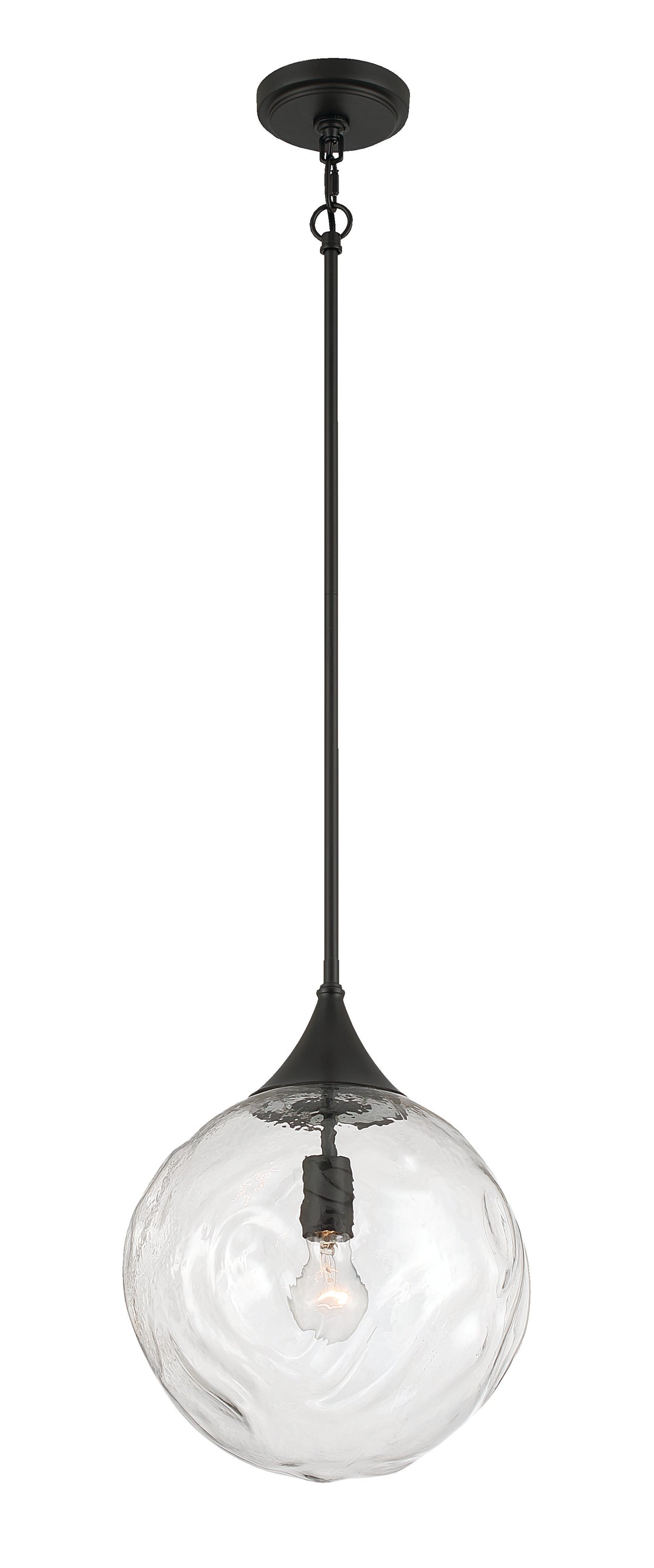 Reflection Pendant in Flat Black by Craftmade