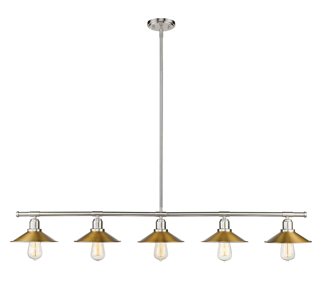 Casa - 5 Light Linear Chandelier