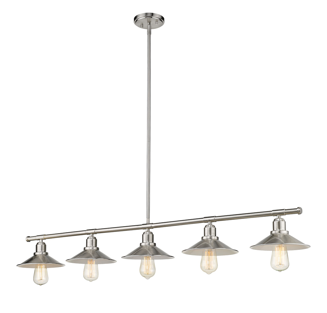 Casa - 5 Light Linear Chandelier