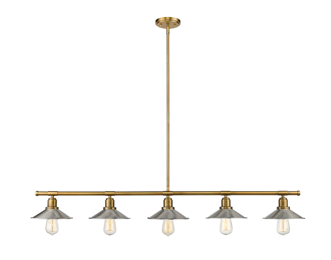 Casa - 5 Light Linear Chandelier