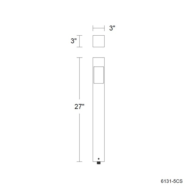 Standup Path Light 5-CCT by WAC Lighting - view 11