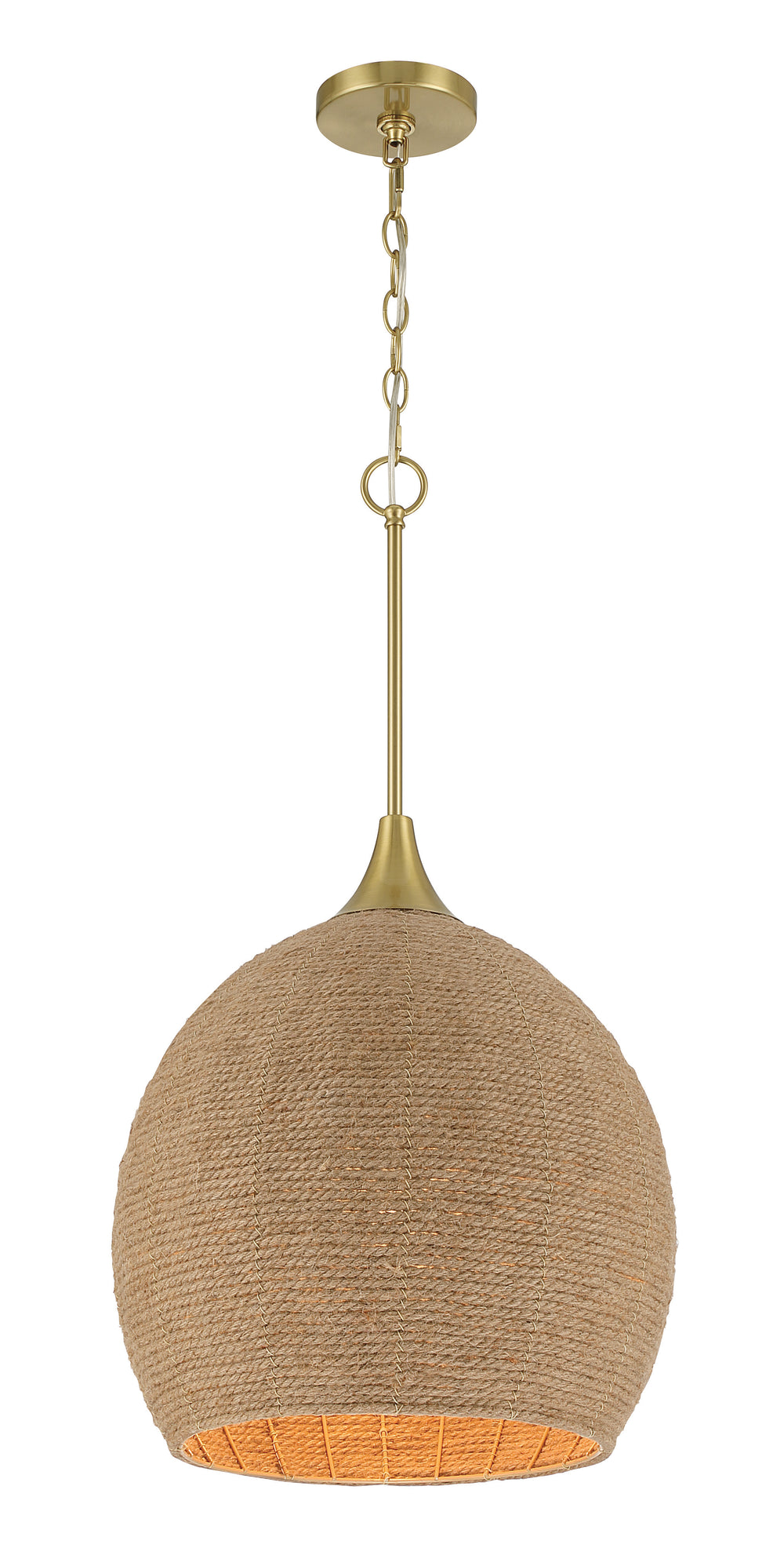 Keira Rope Pendant by Craftmade - view 2