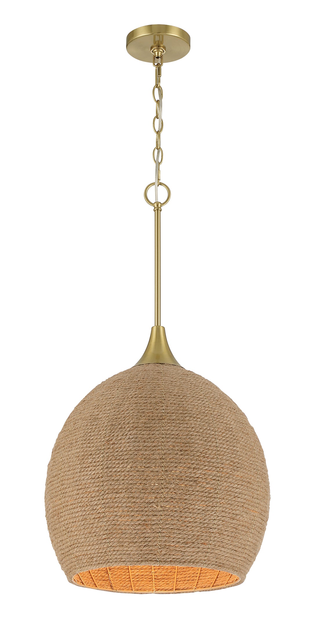 Keira Rope Pendant by Craftmade - view 2