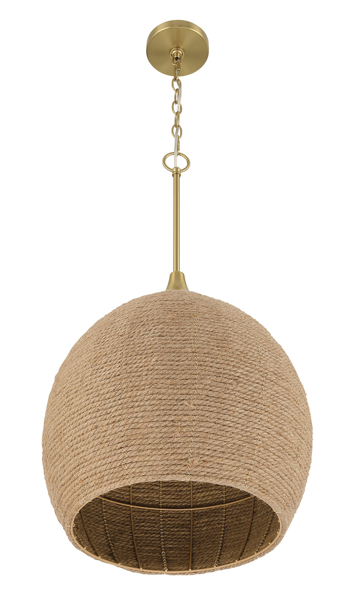 Keira Rope Pendant by Craftmade - view 5