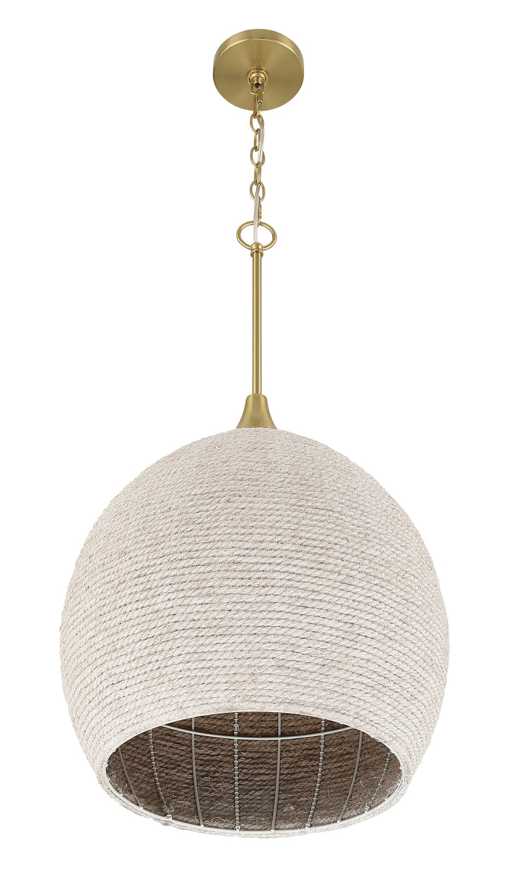 Keira Rope Pendant by Craftmade - view 10