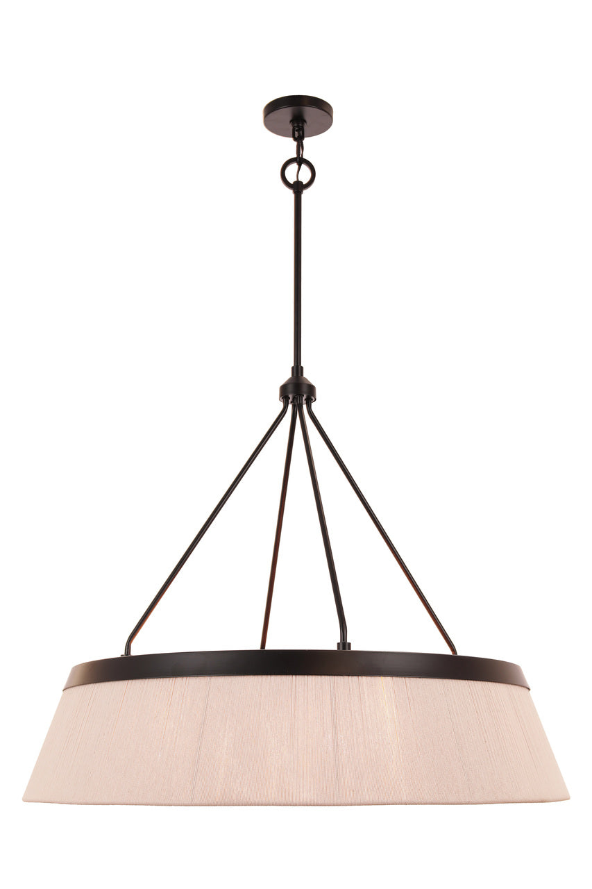 Yates Pendant in Flat Black by Craftmade