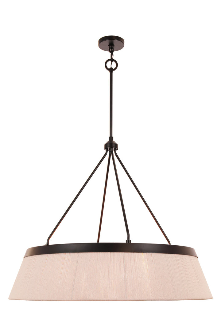 Yates Pendant in Flat Black by Craftmade