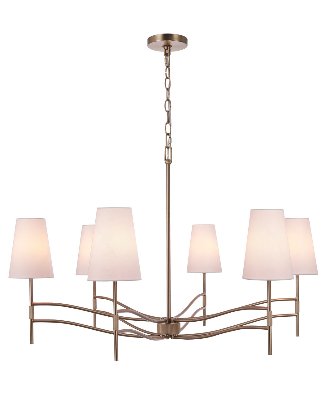 Astor Chandelier in Satin Bronze by Craftmade