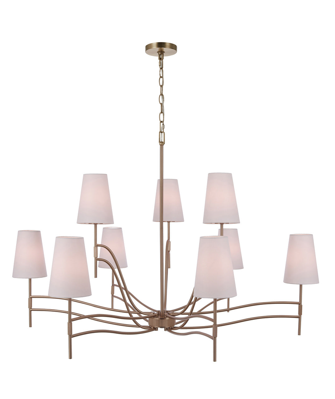 Astor Chandelier in Satin Bronze by Craftmade