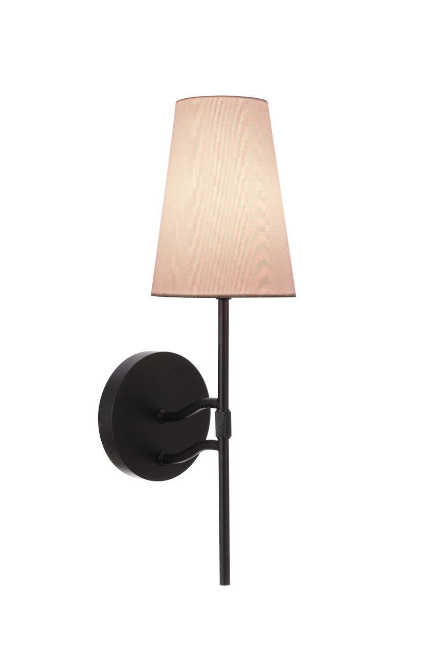 Astor Wall Sconce in Flat Black by Craftmade