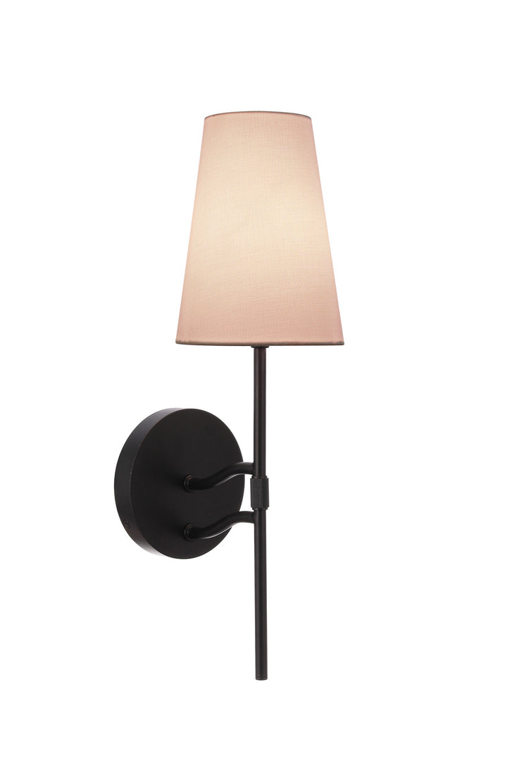 Astor Wall Sconce in Flat Black by Craftmade