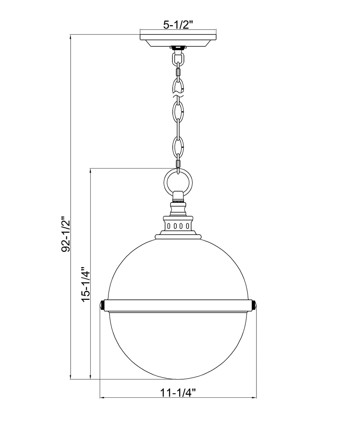Peyton - 2 Light Pendant