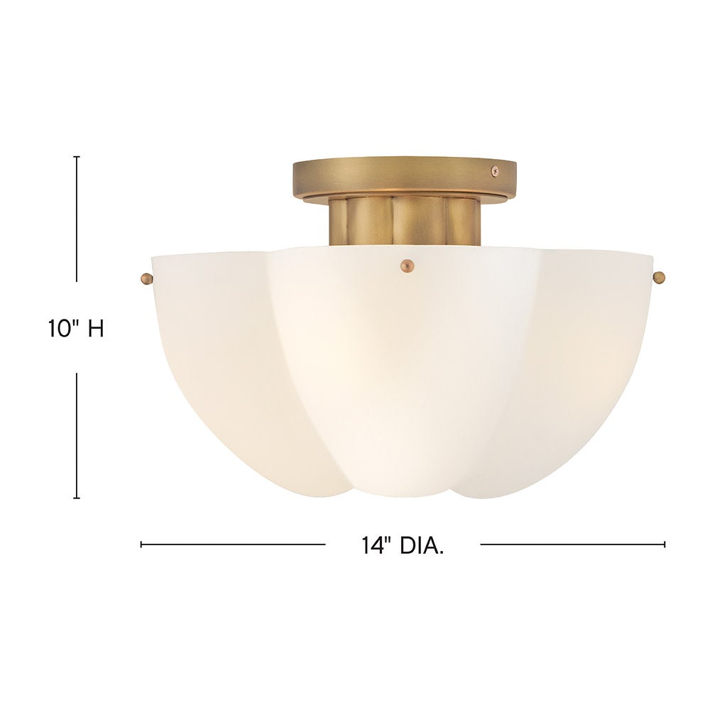 Becca Medium Semi-Flush Mount