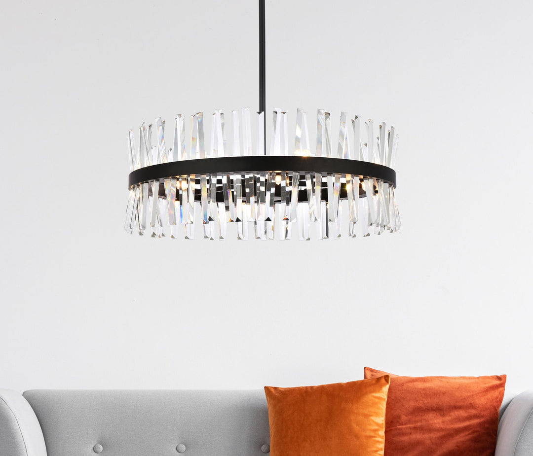 Serephina Crystal Chandelier by Elegant - view 20