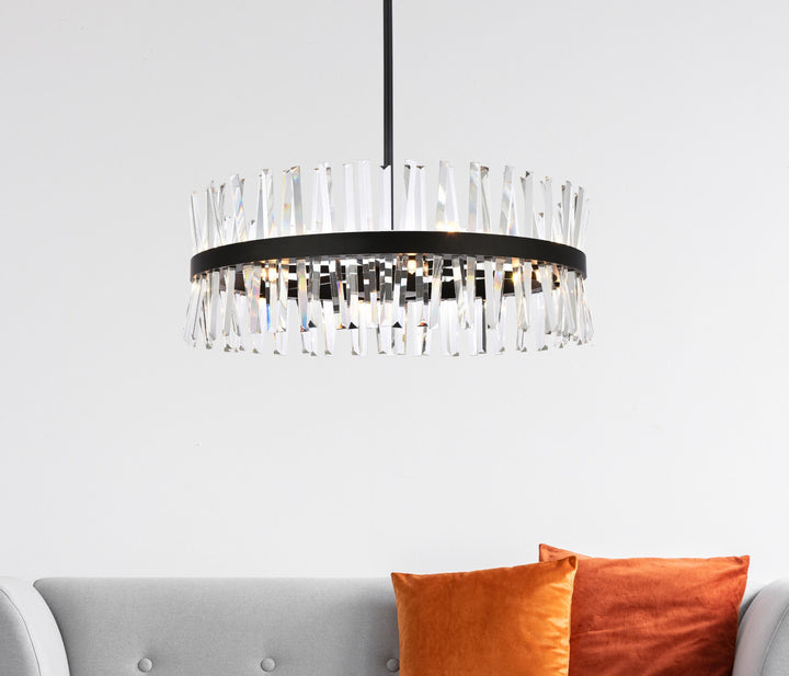 Serephina Crystal Chandelier by Elegant - view 20