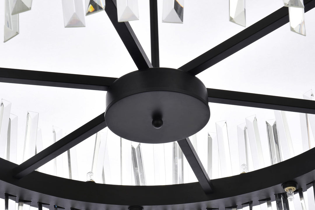 Serephina Crystal Chandelier by Elegant - view 23