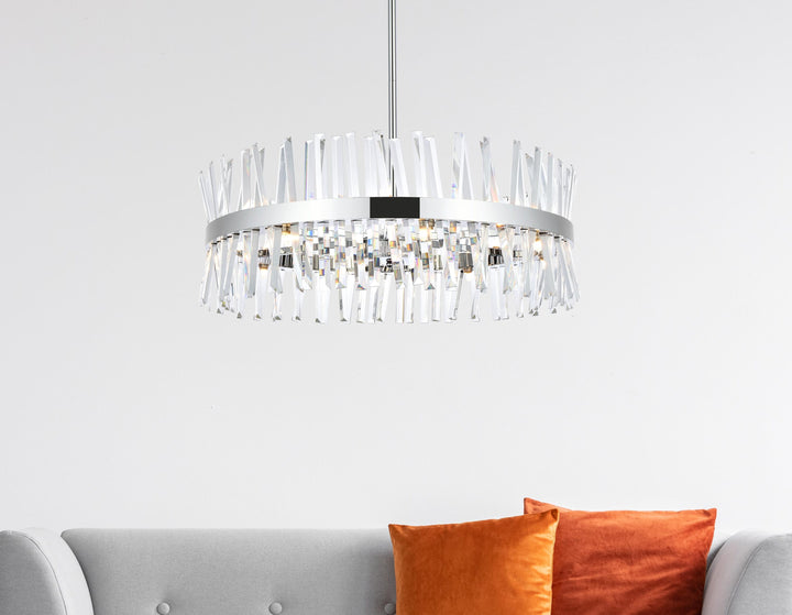Serephina Crystal Chandelier by Elegant - view 26