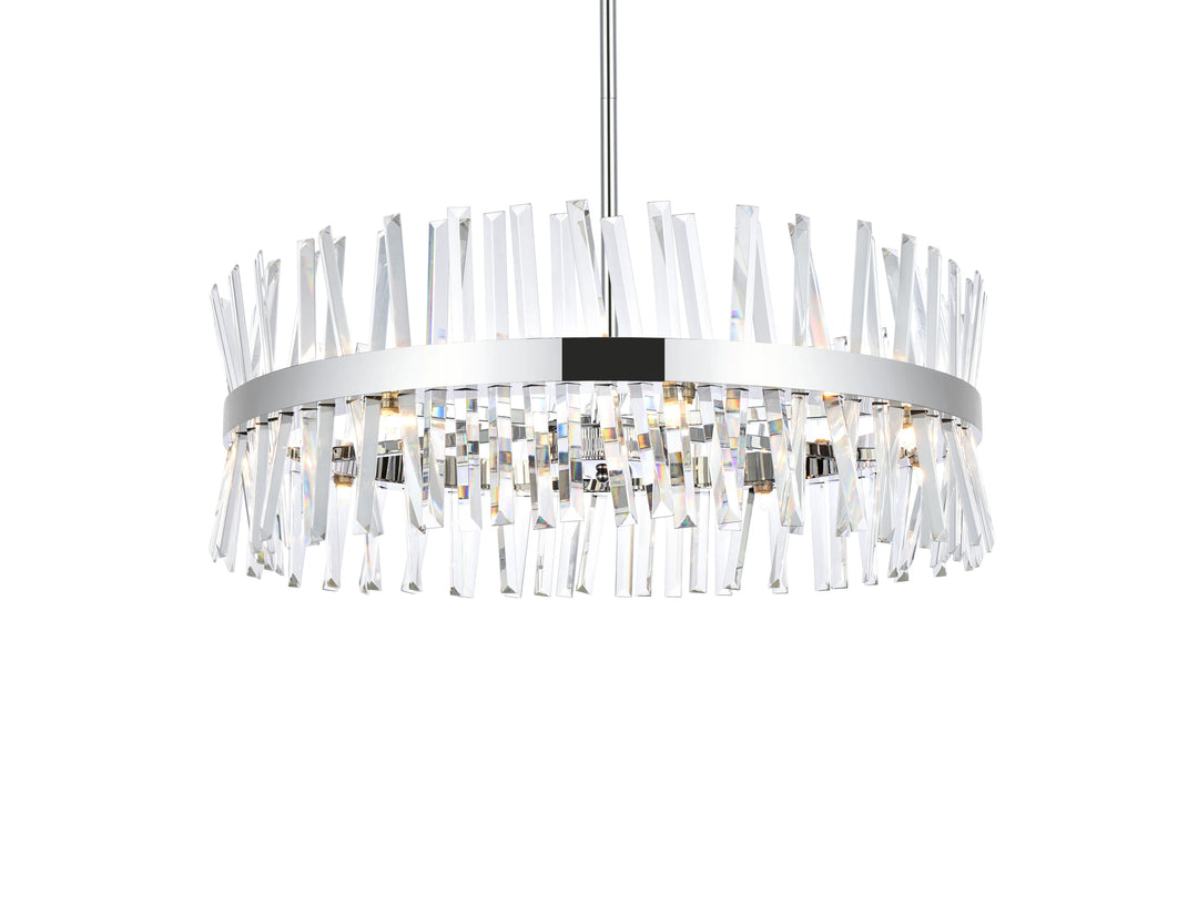 Serephina Crystal Chandelier by Elegant - view 27
