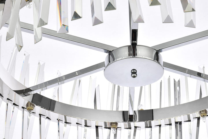 Serephina Crystal Chandelier by Elegant - view 29