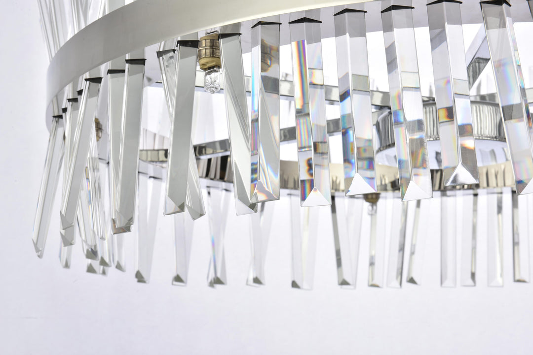 Serephina Crystal Chandelier by Elegant - view 30
