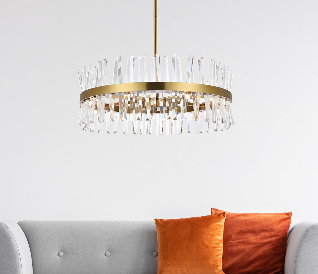 Serephina Crystal Chandelier by Elegant - view 32