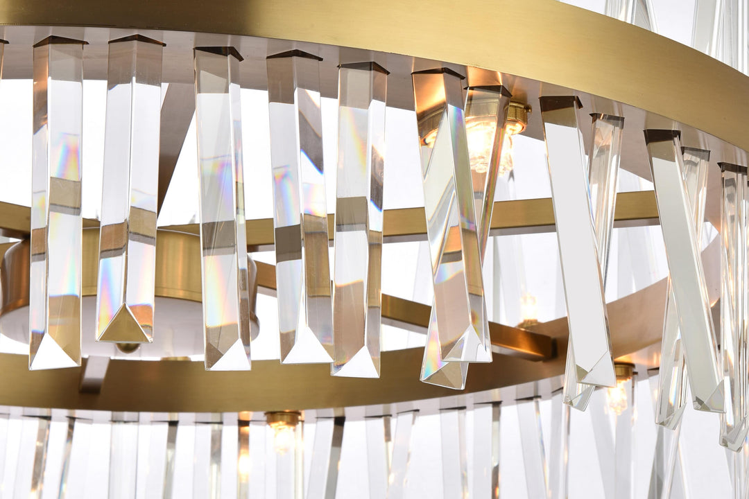 Serephina Crystal Chandelier by Elegant - view 34
