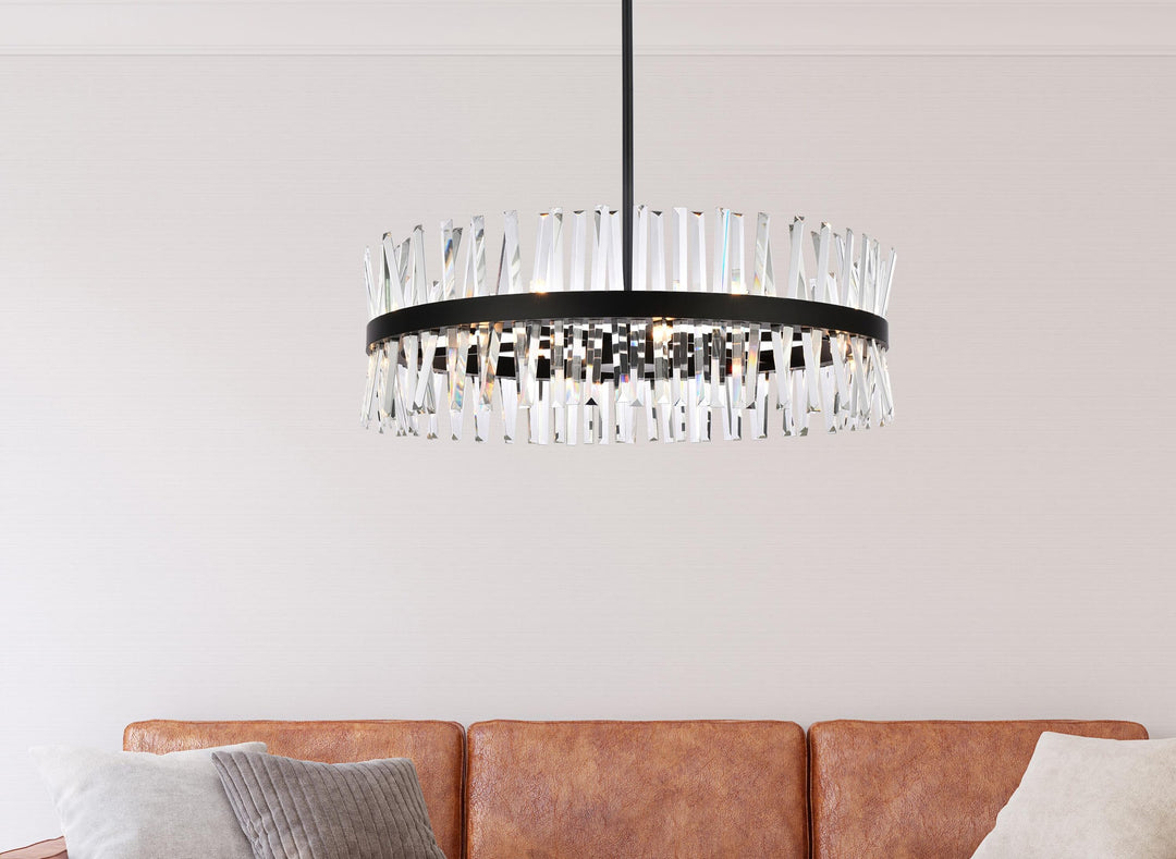 Serephina Crystal Chandelier by Elegant - view 38