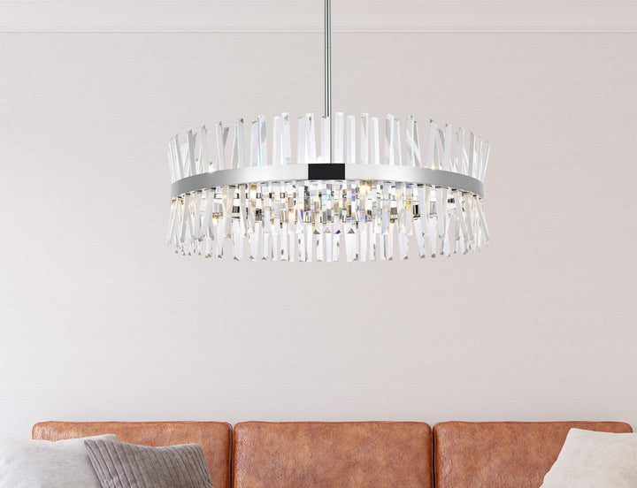 Serephina Crystal Chandelier by Elegant - view 56