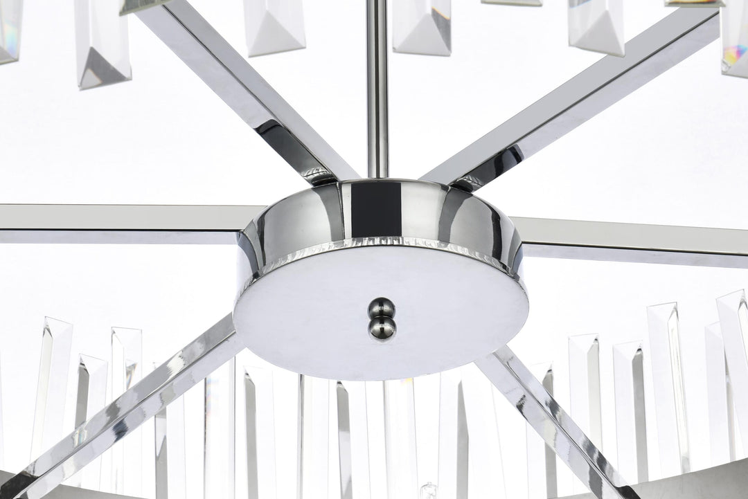 Serephina Crystal Chandelier by Elegant - view 59