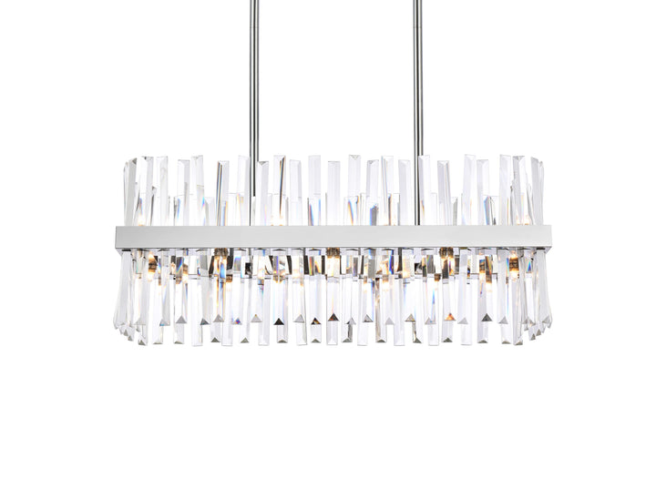 Serephina Crystal Chandelier by Elegant - view 9