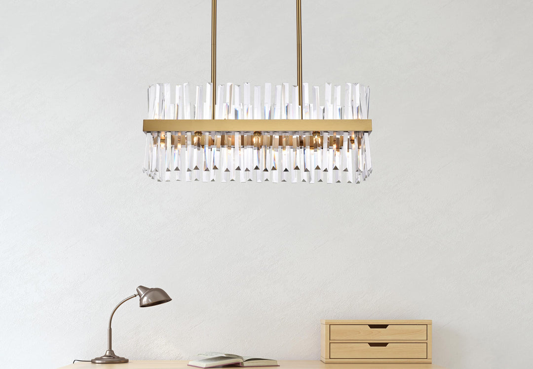 Serephina Crystal Chandelier by Elegant - view 14