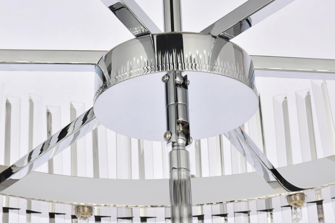 Serephina Crystal Chandelier by Elegant - view 71