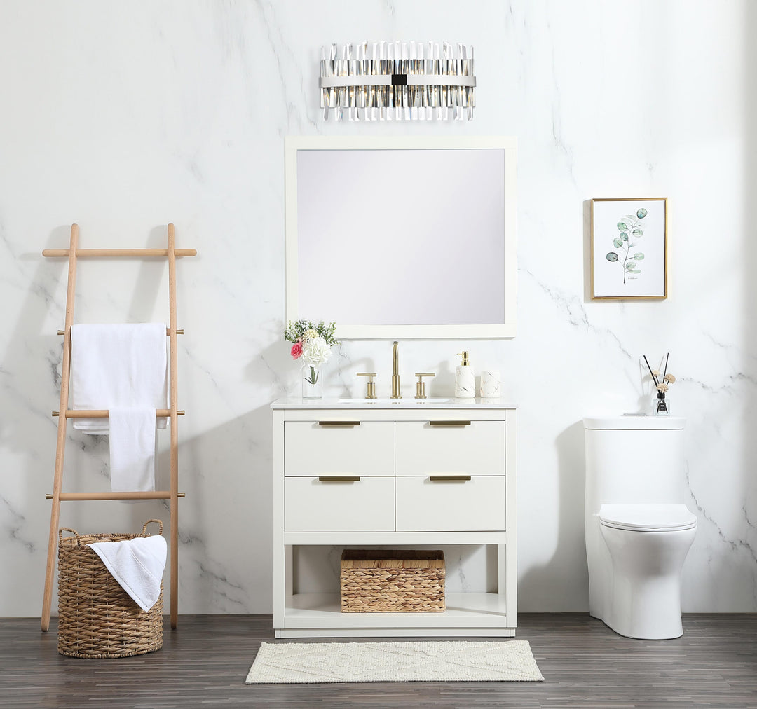 Serephina Crystal Vanity Light by Elegant - view 26