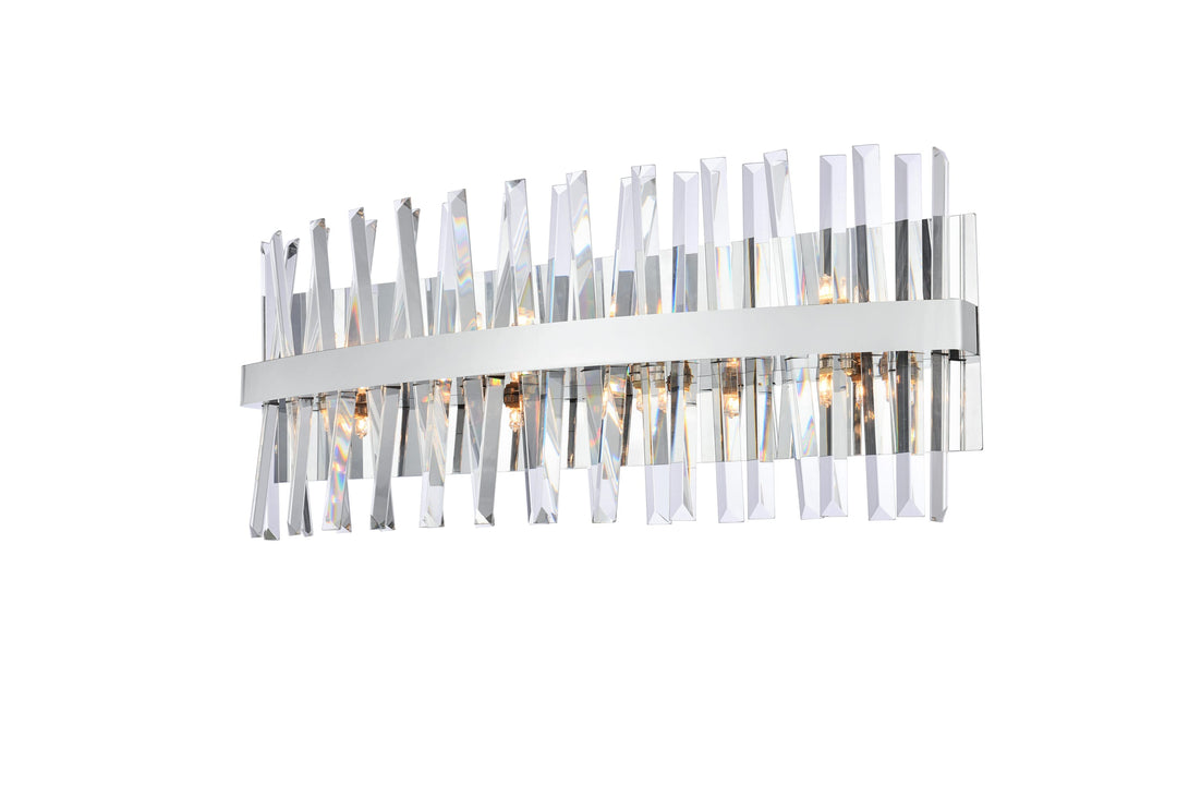 Serephina Crystal Vanity Light by Elegant - view 45
