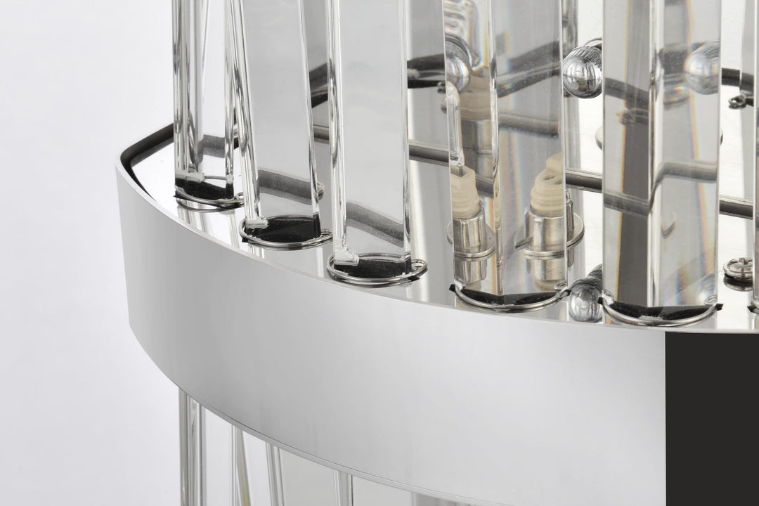 Serephina Crystal Vanity Light by Elegant - view 11