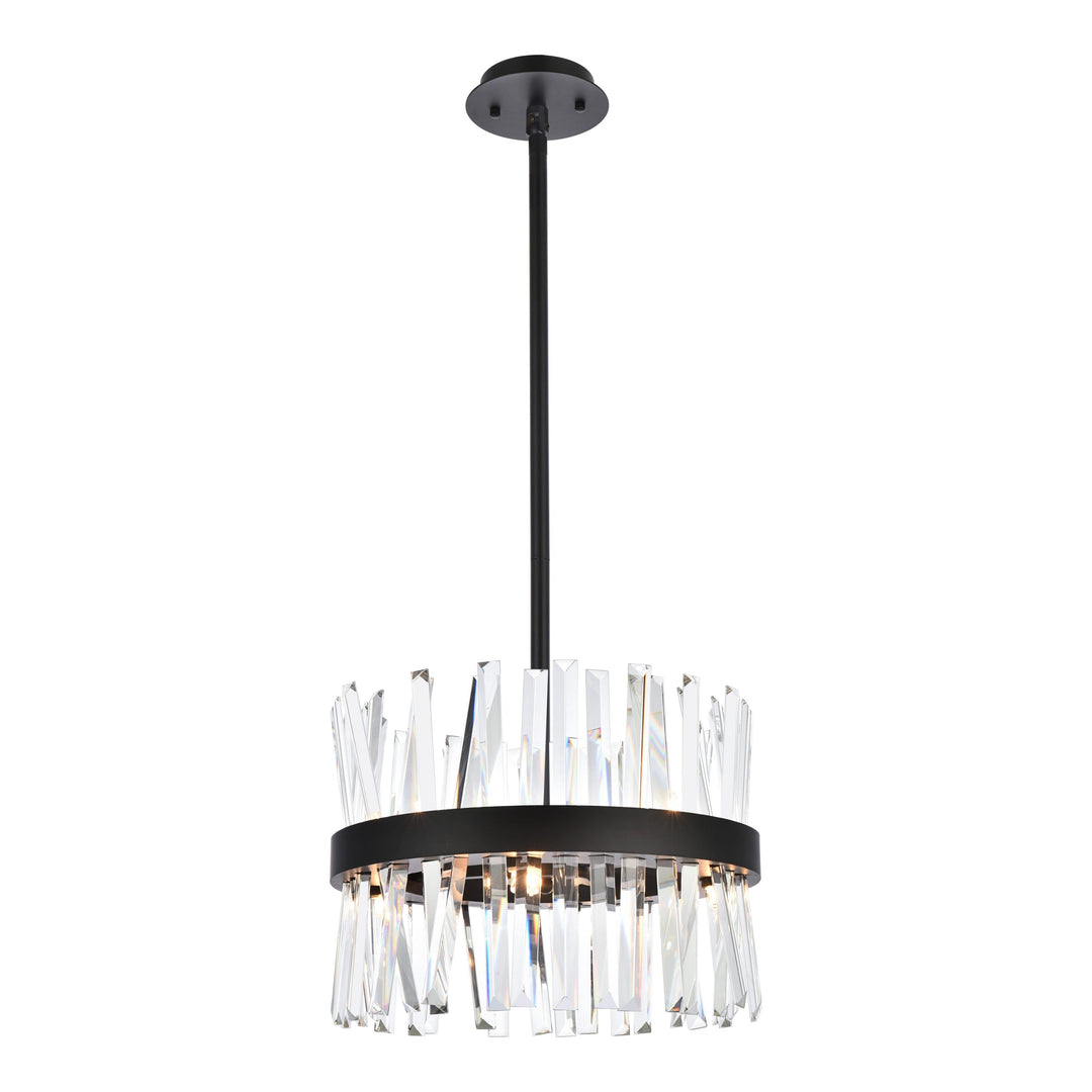 Serephina Crystal Pendant in Black by Elegant