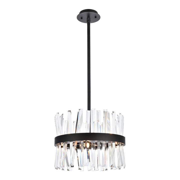 Serephina Crystal Pendant in Black by Elegant