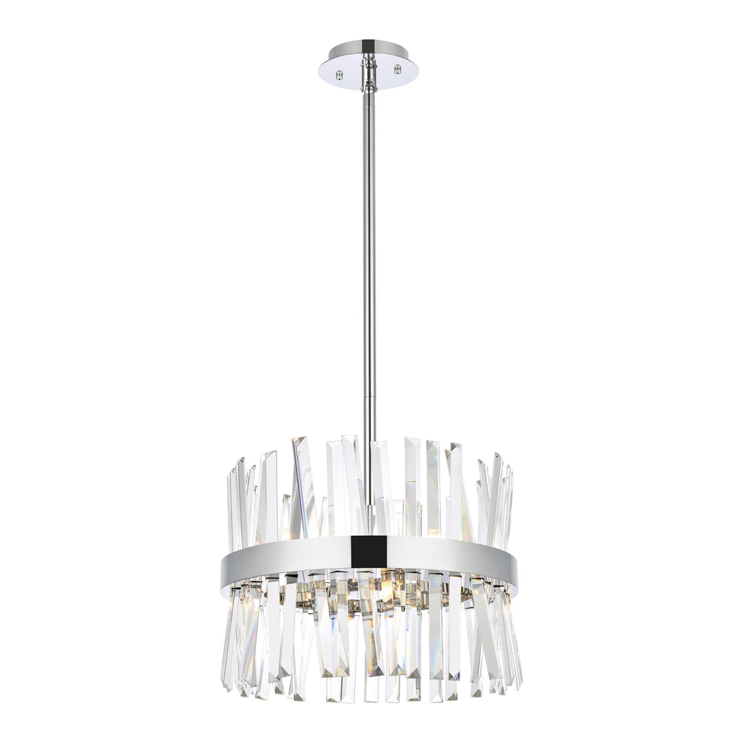 Serephina Crystal Pendant in Chrome by Elegant