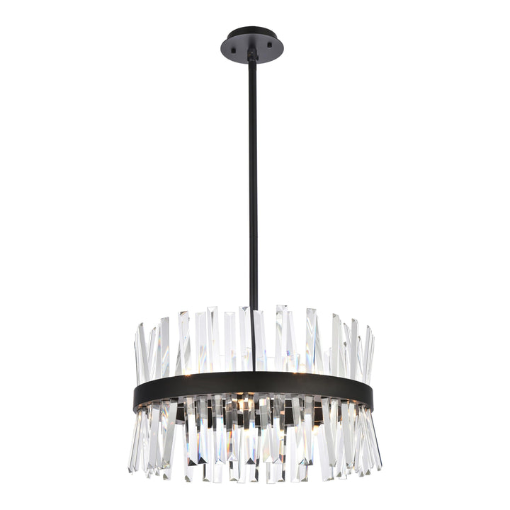 Serephina Crystal Pendant in Black by Elegant