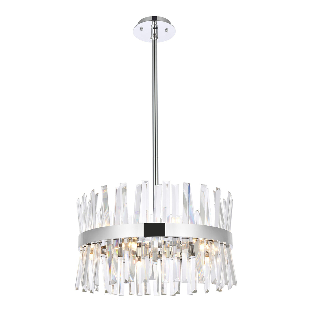 Serephina Crystal Pendant in Chrome by Elegant