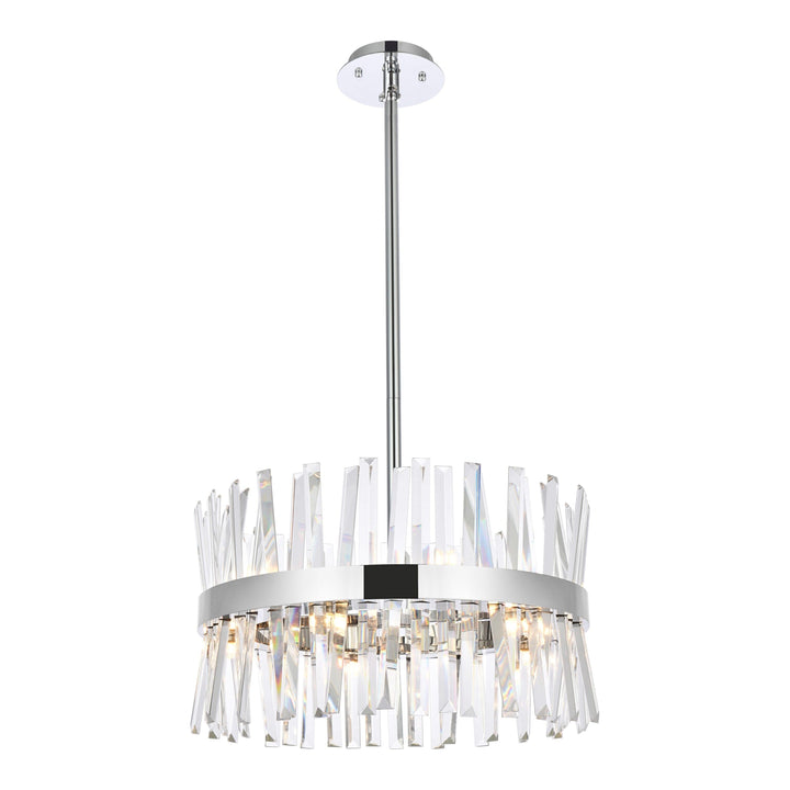 Serephina Crystal Pendant in Chrome by Elegant