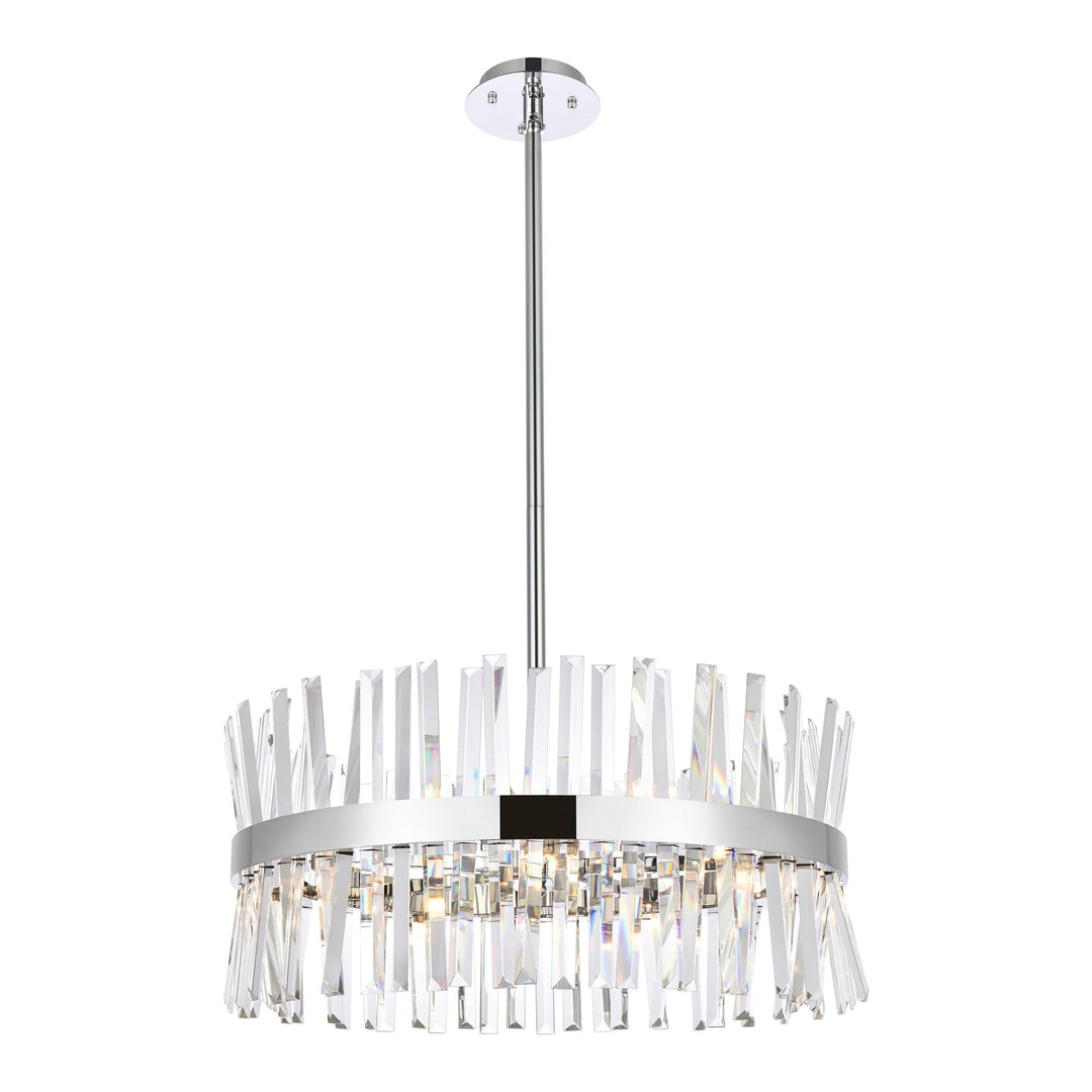 Serephina Crystal Pendant in Chrome by Elegant